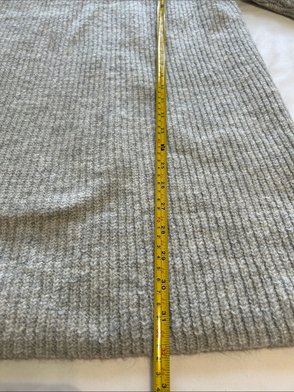 miami Gray Ribbed Turtleneck Sweater Dress - Picture 8 of 9